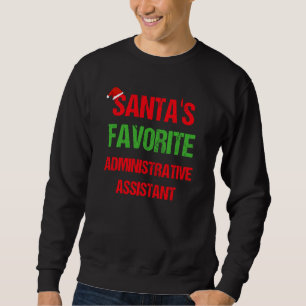 Administrative Assistant Funny Pajama Christmas Sweatshirt