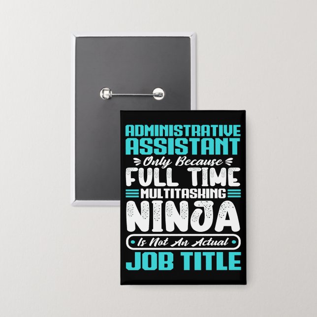 Administrative Assistant Job Title Profession (Front/Back)