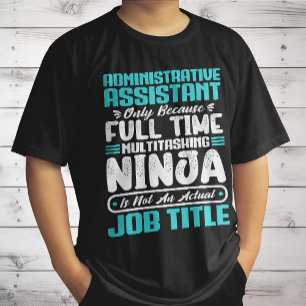 Administrative Assistant Job Title Profession T-Shirt
