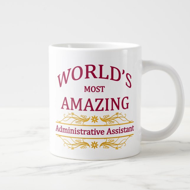 Administrative Assistant Large Coffee Mug (Right)