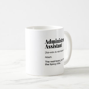 Administrative Assistant, Office Admin Coffee Mug