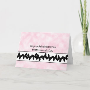 Administrative Professional Day-Butterfly Border Card