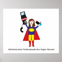 Administrative Professional Hero Personalize Funny