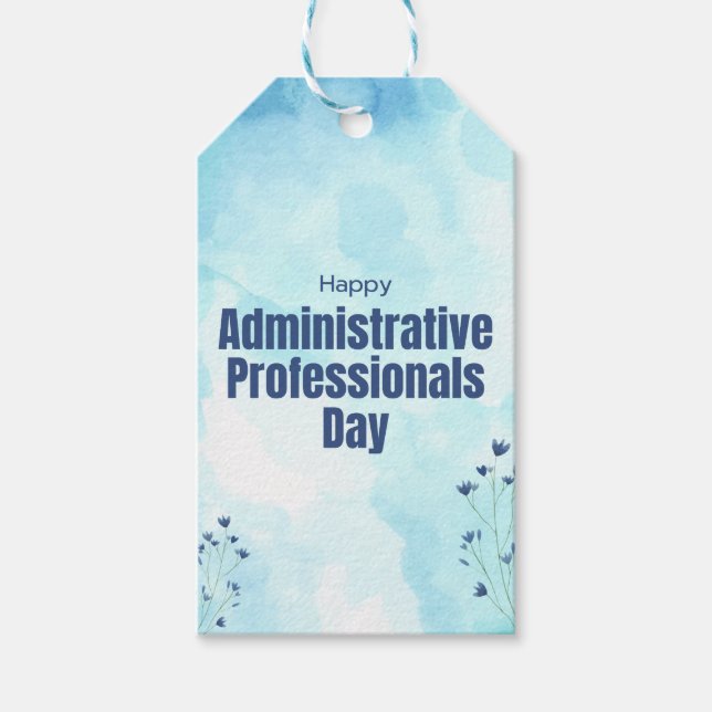 Administrative Professionals Day Gift Tags (Front)