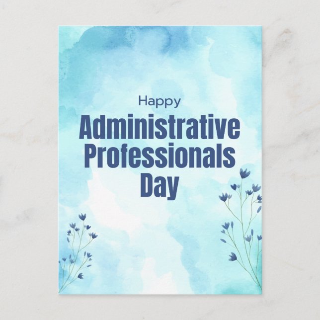 Administrative Professionals Day Postcard (Front)