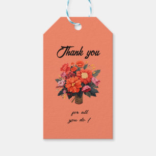 Administrative Professional's Day Thank you card Gift Tags