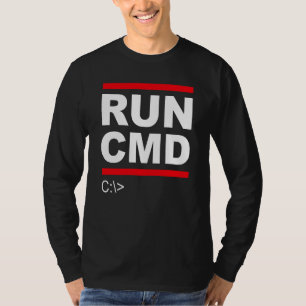 Admins Programmers Run CMD T-Shirt