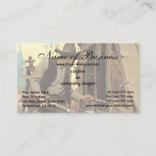 Admirable Outlaw by NC Wyeth Business Card