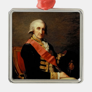 Admiral George Brydges Rodney  1791 Metal Tree Decoration