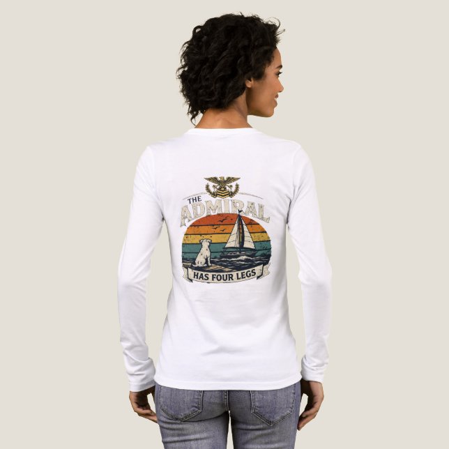 Admiral of the Dock Tri-Blend Shirt (Full Back)