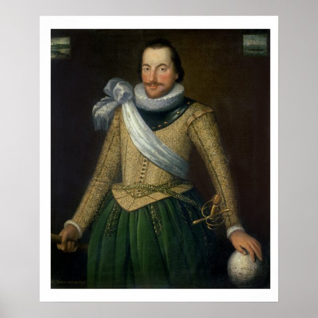 Admiral Sir Thomas Button (d.1694) Poster (Front)