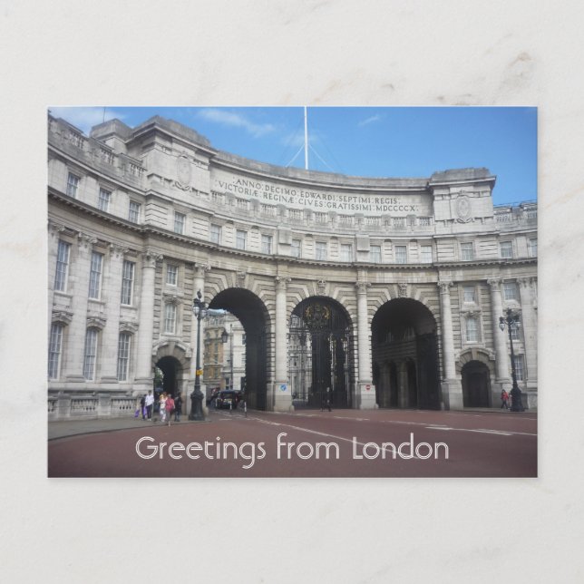 admiralty arch greetings postcard (Front)