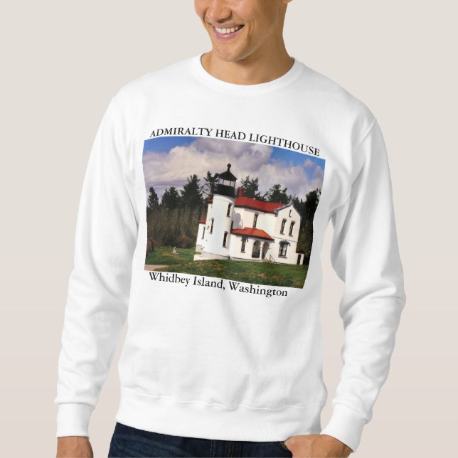 Admiralty Head Lighthouse, Washington Sweatshirt (Front)