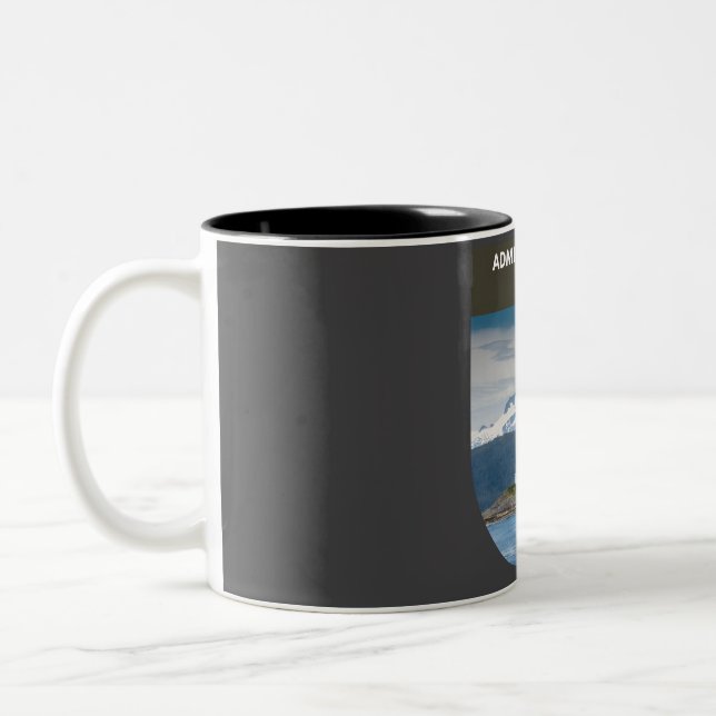 Admiralty Island Alaska  Two-Tone Coffee Mug (Left)