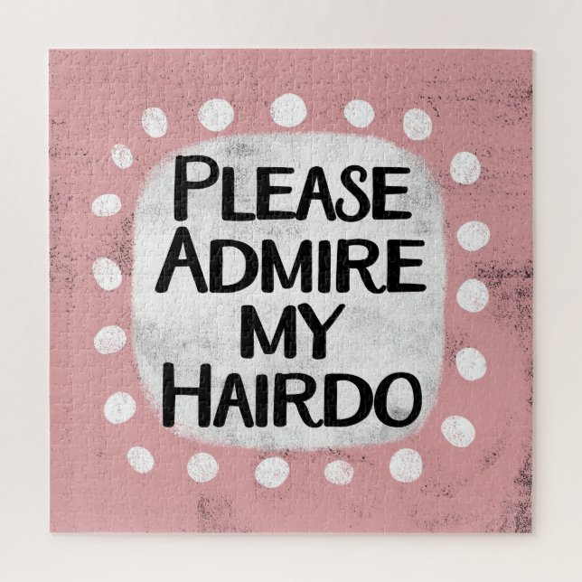 Admire My Hairdo Jigsaw Puzzle (Vertical)