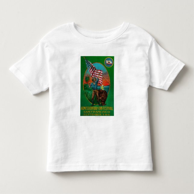 Admission Day Advertisment, State Festival Toddler T-Shirt (Front)