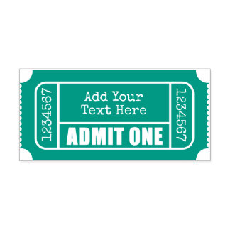 Admit One - Movie Ticket Self-inking Stamp