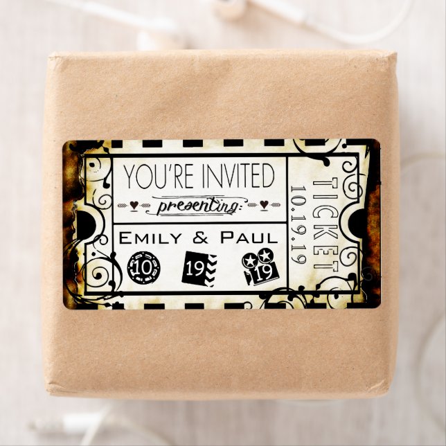 Admit One Save the Date (Insitu)