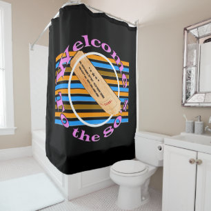 Admit one ticket - to the 80's shower curtain