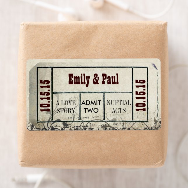 Admit TWO Save the Date TICKET (Insitu)