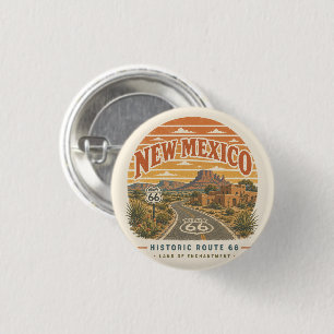 Adobe Mesa Route 66 Desert Road Badge Art