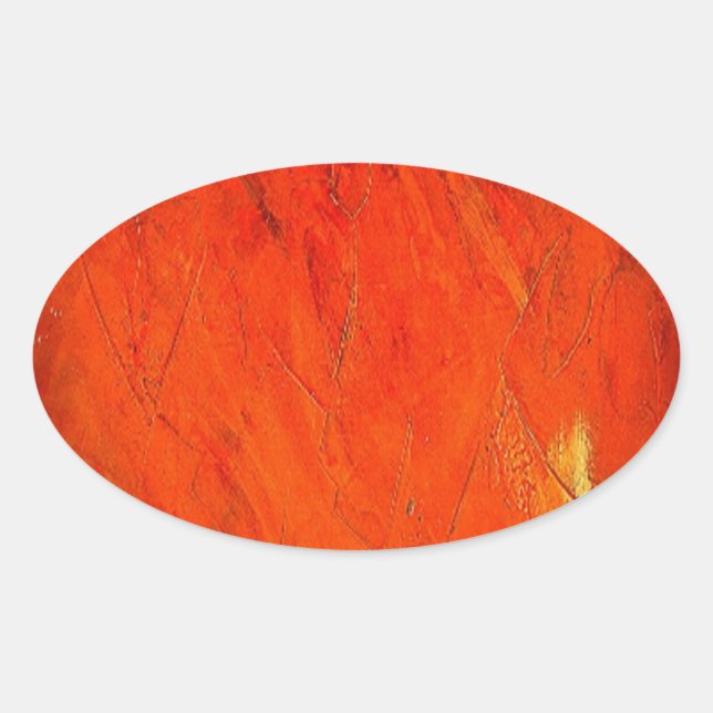 Adobe Shadows Oval Sticker (Front)