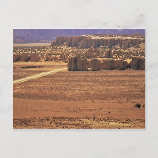 Adobe Villige on The Mesa Postcard (Front)