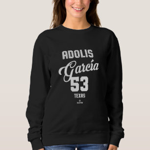 Adolis Garcia 53 Texas Baseball Vintage MLBPA Sweatshirt
