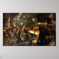 Adolph von Menzel Iron Rolling Mill