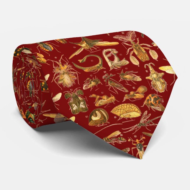 Adolphe Millot - insects  Tie (Rolled)