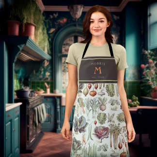 Adolphe Millot Vegetable Kitchen Apron