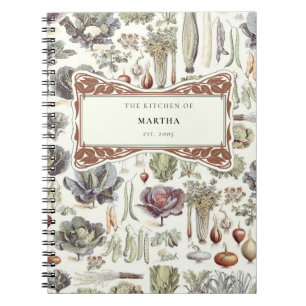 Adolphe Millot Vegetable Kitchen Recipes Notebook