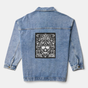 ADOM "Big Trouble" Women's Long-Sleeve Tee Denim Jacket