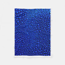 ADOM Blue Water Drops Art Blanket