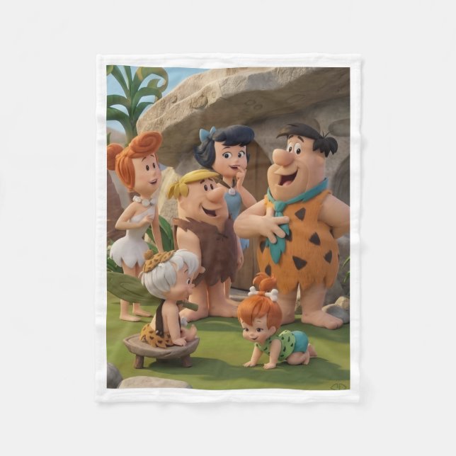 ADOM Classic Caveman Cartoon Blanket (Front)