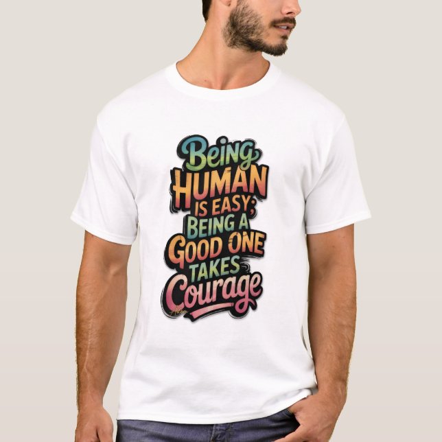 ADOM "Courage" Men's Graphic T-Shirt (Front)