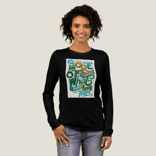 ADOM "Do More of What Makes You Happy" Long Sleeve Tri-Blend Shirt