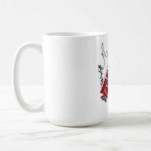 ADOM "Don't Quit" Women's Minimalist Graphic Tee Coffee Mug (Left)