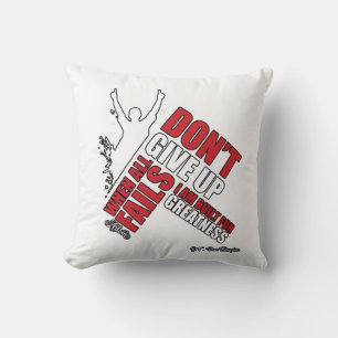 ADOM "Don't Quit" Women's Minimalist Graphic Tee Cushion