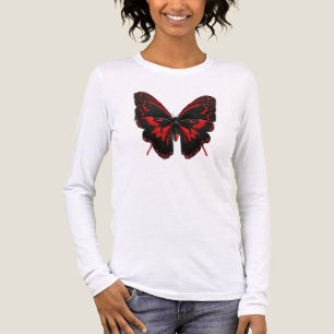 ADOM "Elegant Butterfly" Women's Long Sleeve T-Shi Tri-Blend Shirt