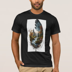 ADOM "Enchanted Feather" Men's Graphic Tee