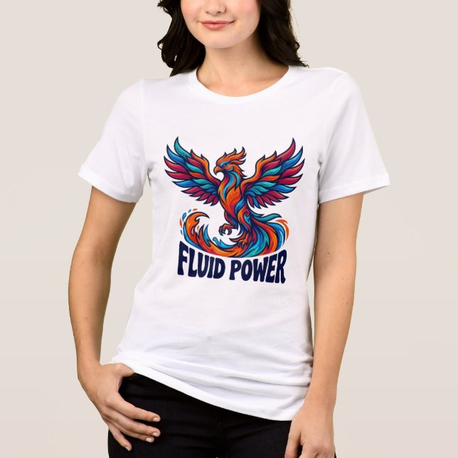 ADOM Fluid Power Phoenix Art Tri-Blend Shirt (Front)