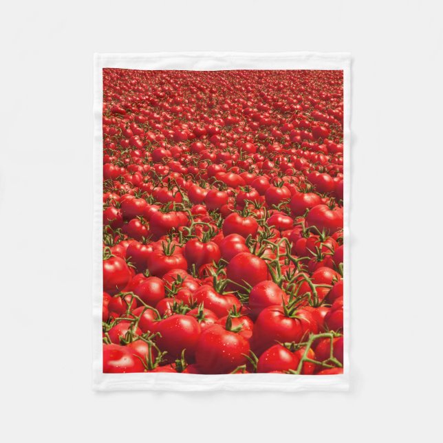 ADOM Fresh Red Tomatoes Throw Blanket (Front)