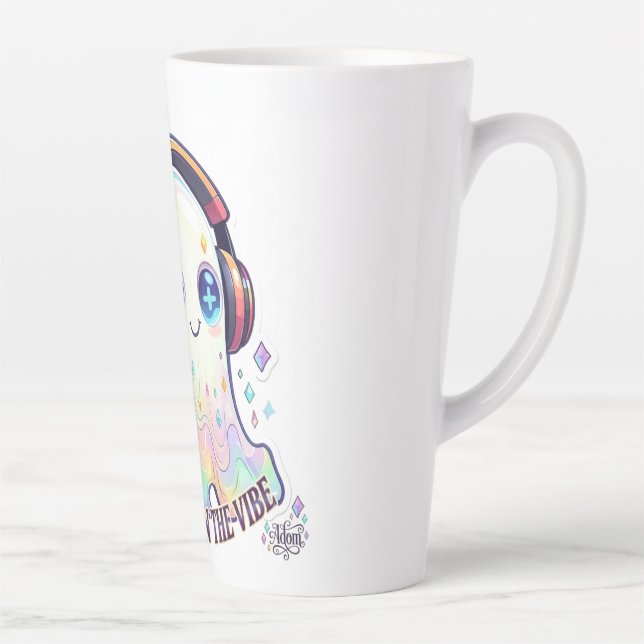 ADOM "Grooving in the Vibe" Women's Tee Latte Mug (Right)