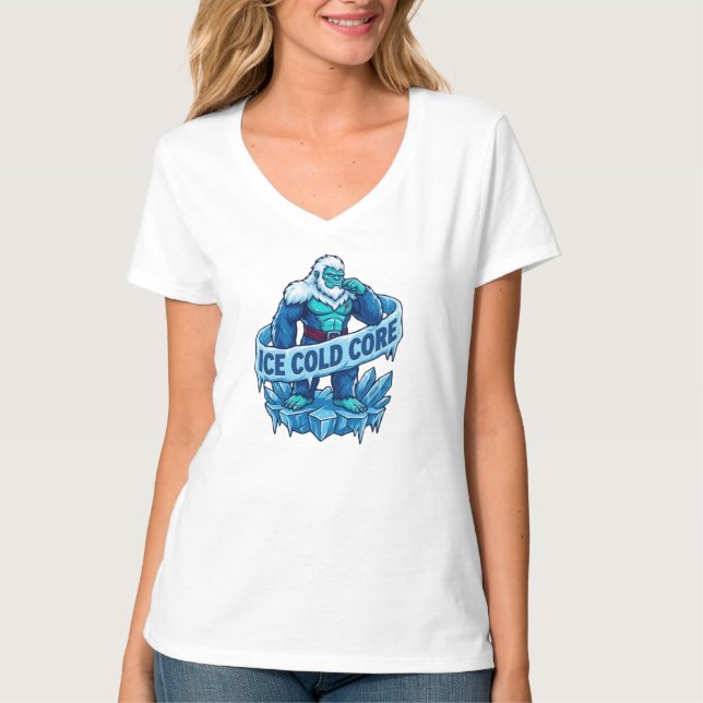 ADOM Ice Cold Core Gorilla T-Shirt (Front)