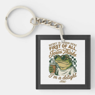 ADOM "Jesus Thinks I'm A Delight" Women's Tee Key Ring