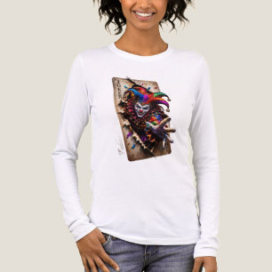 ADOM Joker Playing Card Long Sleeve Tee
