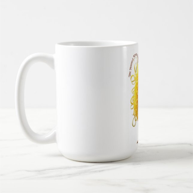 ADOM "Pasta Chicken" Men's Graphic Tee Coffee Mug (Left)