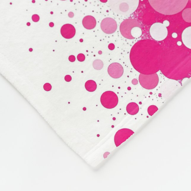 ADOM Pink Halftone Symmetry Blanket (Corner)