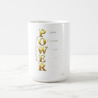 ADOM Premium Inspirational "POWER" Graphic Women's